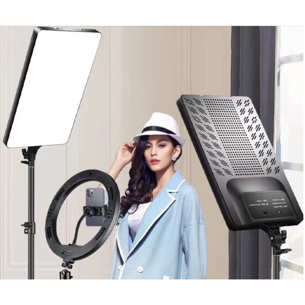 Latest RL-19 LED Video Light Panel Light With Tripod Square Diffuser Light With Stand Photography Lamp Latest RL-19 LED Video Light Panel Light With Tripod Square Diffuser Light With Stand Photography Lamp